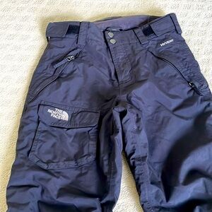 The North Face Youth Girls M (10/12) black ski pants